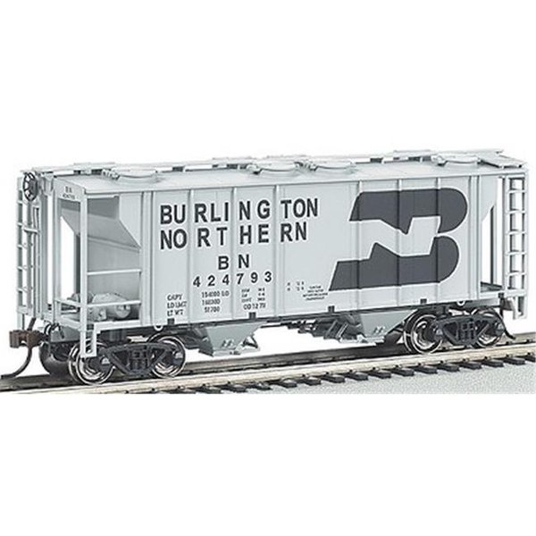 Bachmann Industries Bachmann BAC73502 HO Scale PS2 2-Bay Covered Hopper Burlington Northern BAC73502